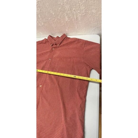 Mens Timberland Red Plaid Button-down Long-sleeve Shirt 2XL - Picture 9 of 9